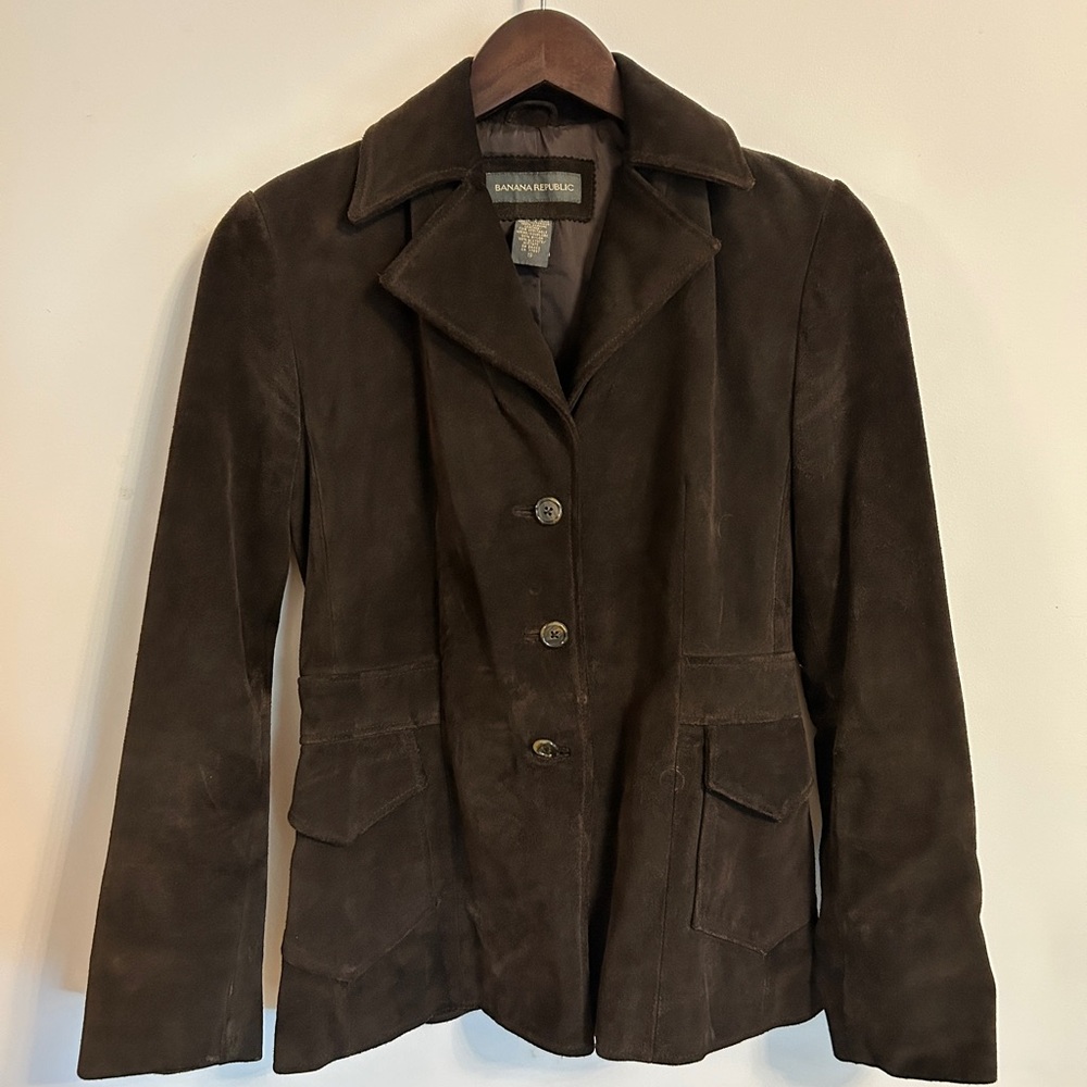 Brown Suede Women's Jacket